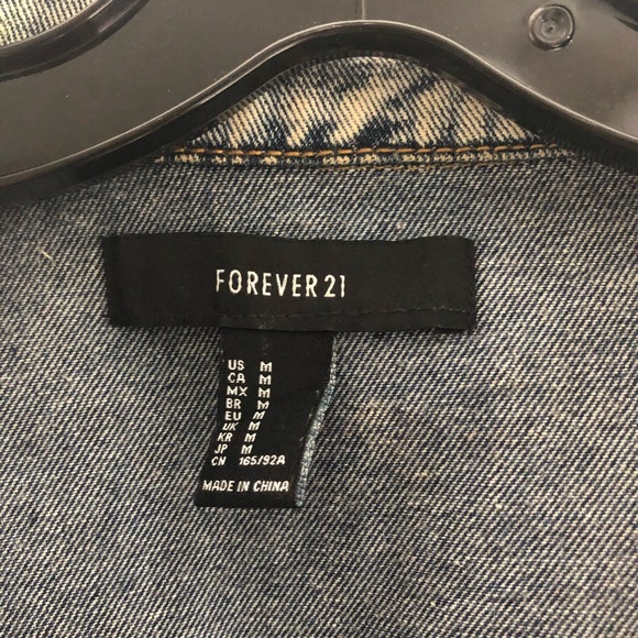 Forever 21 jean jacket - Picture 3 of 4